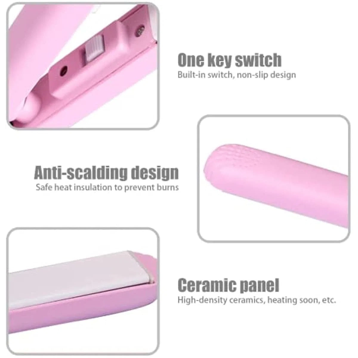 Mini Portable Hair Straightner( without box)