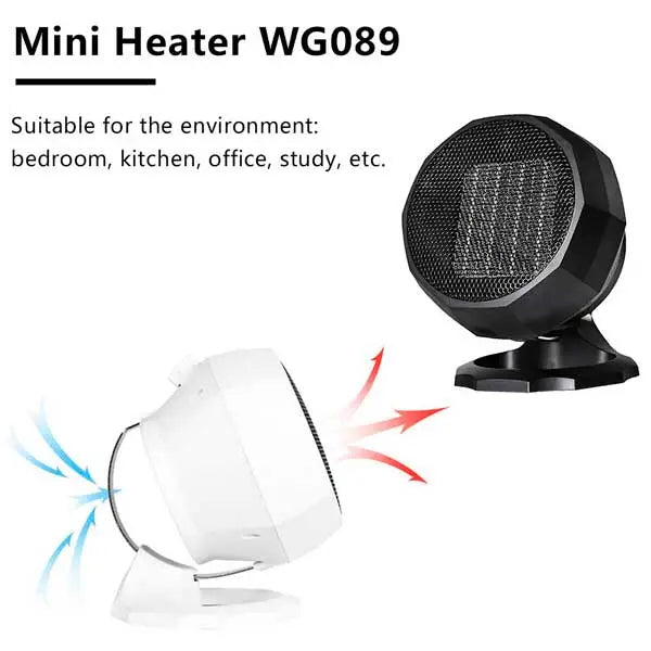 Miniature heater model WG-089.. Flexible 1800 W