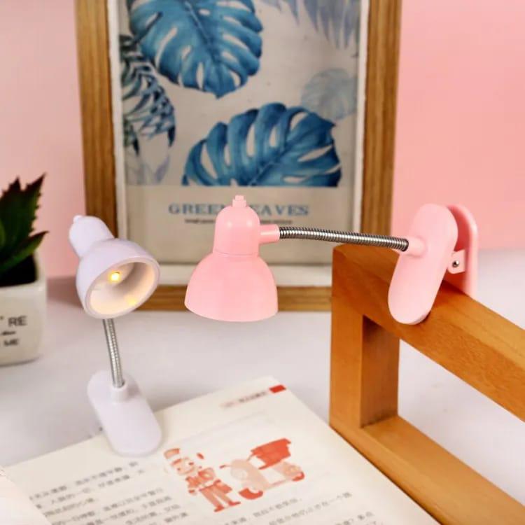 1Pc Mini Led Clamp Reading Lamp Night Lights