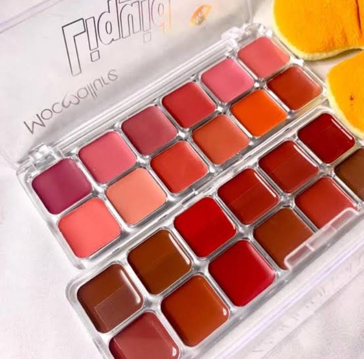 Mocallure Lipstick and Blush palette - Dark