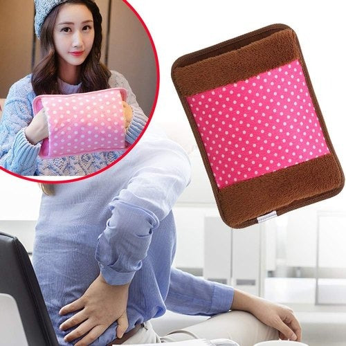 Electric Hot Water Bottle Heat Pad for pain relief