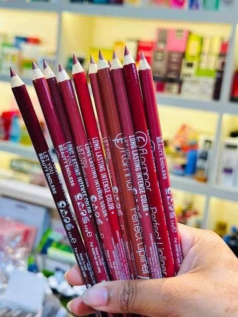 Flormar lip pencils shades of nude Color Multicolor Package Includes 6 x Lip Pencil