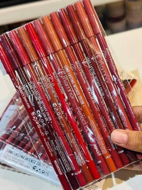 Flormar lip pencils shades of nude Color Multicolor Package Includes 6 x Lip Pencil