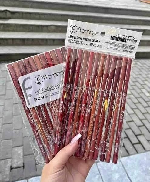 Flormar lip pencils shades of nude Color Multicolor Package Includes 6 x Lip Pencil