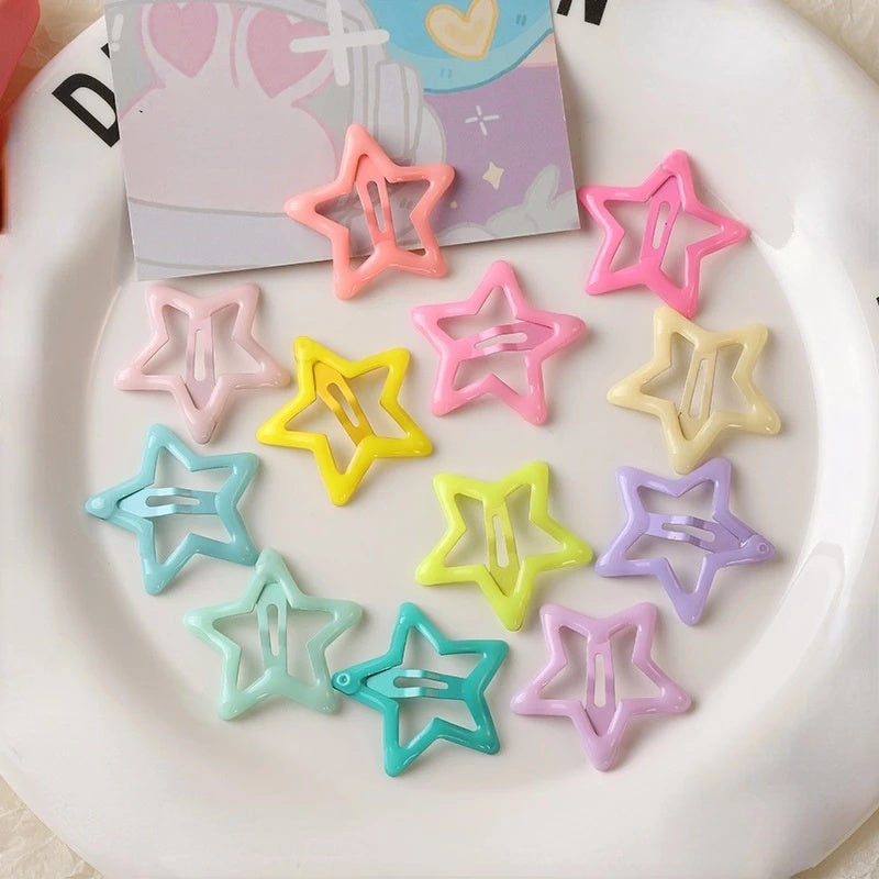 Pack Off 06  Star Design Girl Hair Clip | Hair Clip For Women