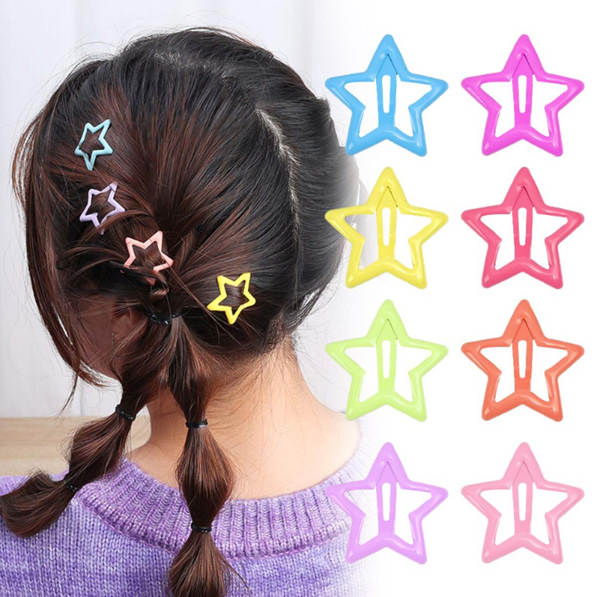 Pack Off 06  Star Design Girl Hair Clip | Hair Clip For Women