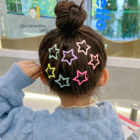 Pack Off 06  Star Design Girl Hair Clip | Hair Clip For Women