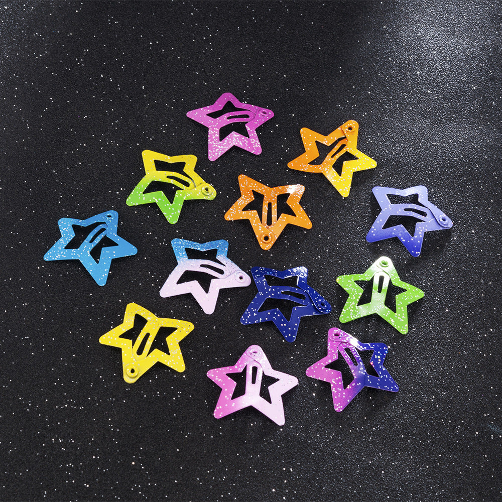 Pack Off 06  Star Design Girl Hair Clip | Hair Clip For Women