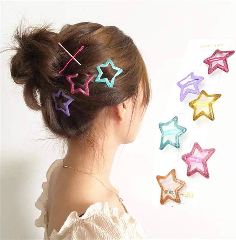 Pack Off 06  Star Design Girl Hair Clip | Hair Clip For Women
