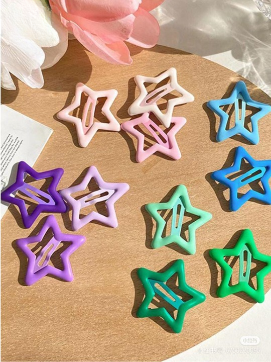 Pack Off 06  Star Design Girl Hair Clip | Hair Clip For Women