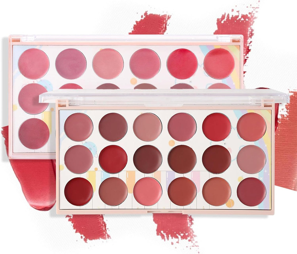 Moccallure Professional 18-Colors Lipstick Kit – Long-Lasting, Hydrating