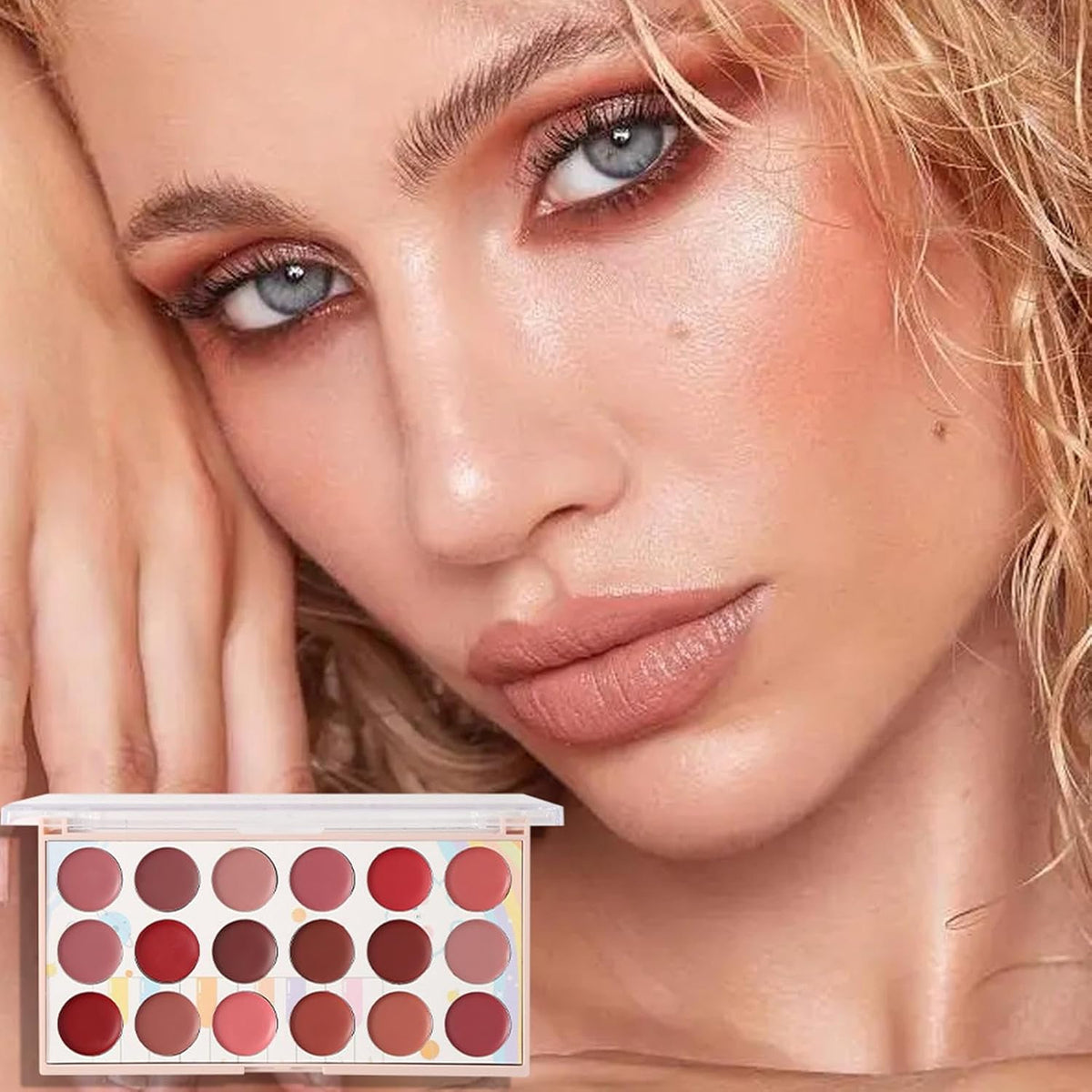 Moccallure Professional 18-Colors Lipstick Kit – Long-Lasting, Hydrating