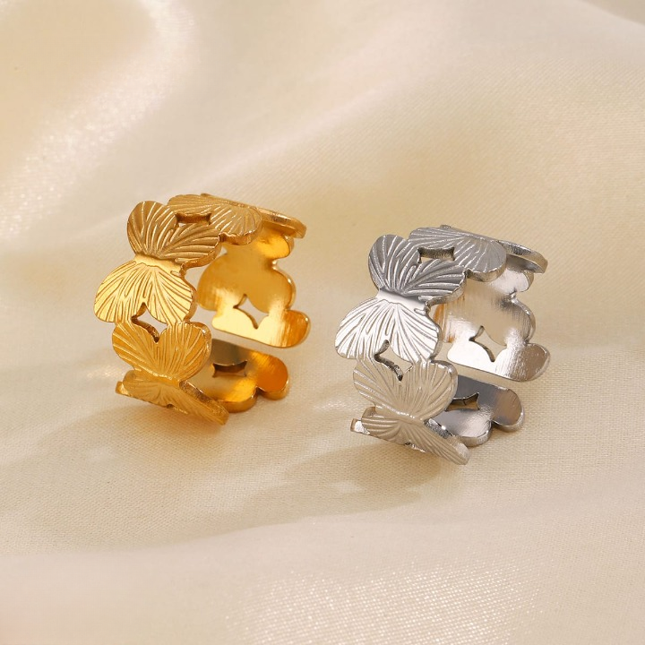 Stylish Alloy Hand Cuff Ring