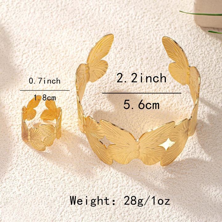 Stylish Alloy Hand Cuff Ring
