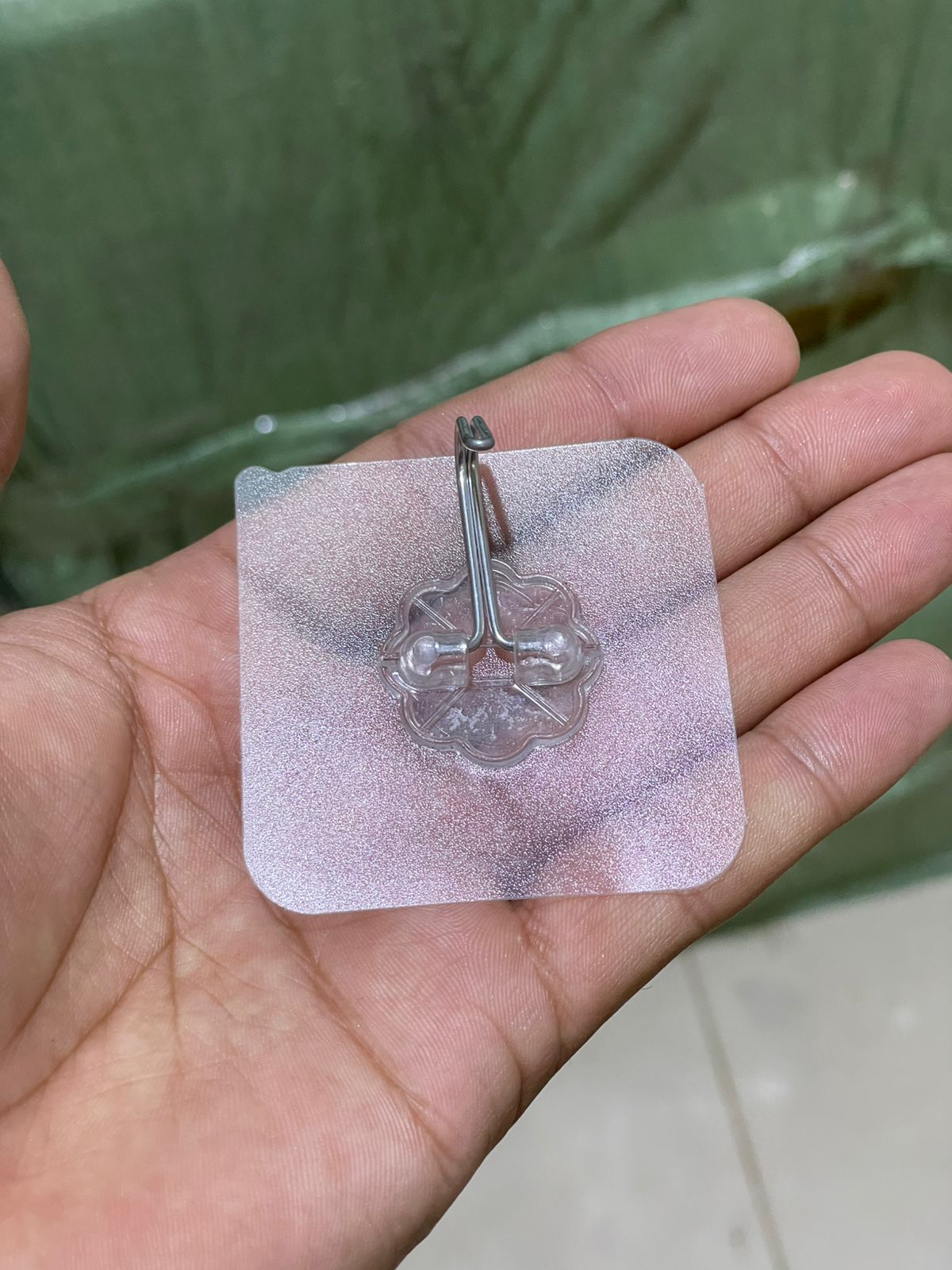 Transparent Self-Adhesive Wall Hooks Sticker pack of 10