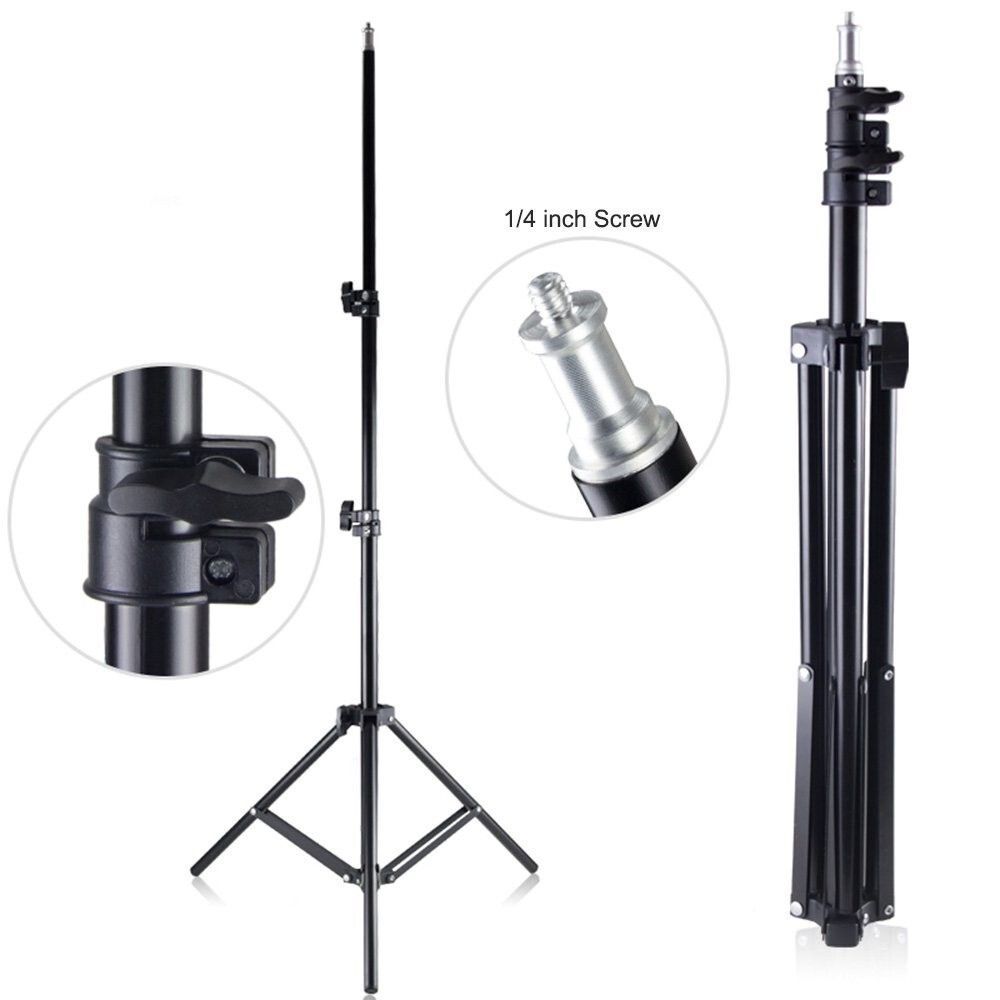 210cm Portable Tripod Stand for Photography & Live Studio