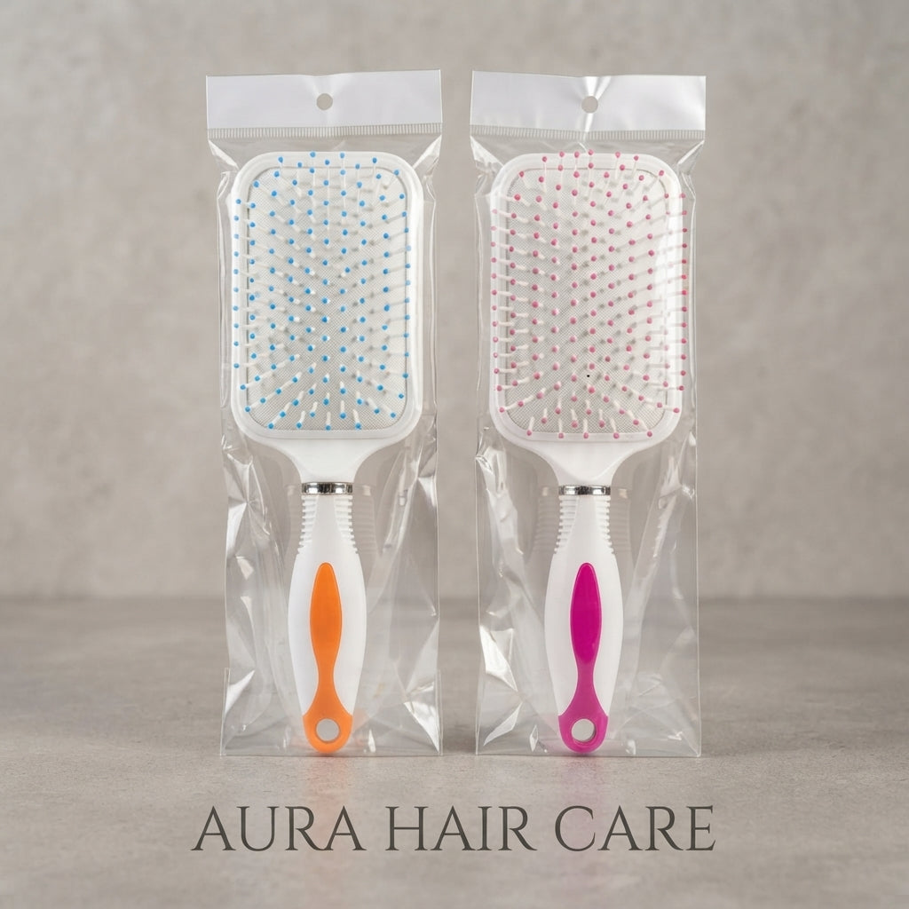 Aura Hair Care Paddle Brush Durable Lightweight Design