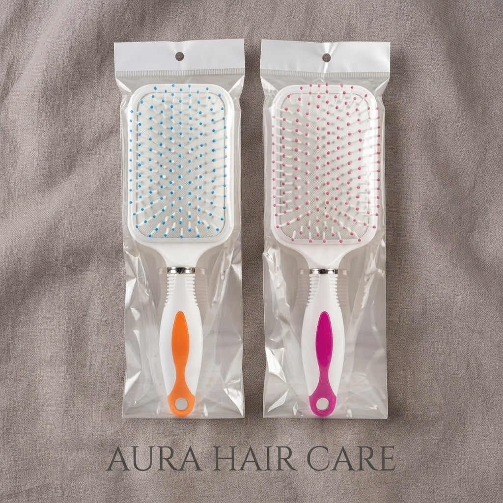 Aura Hair Care Paddle Brush Durable Lightweight Design