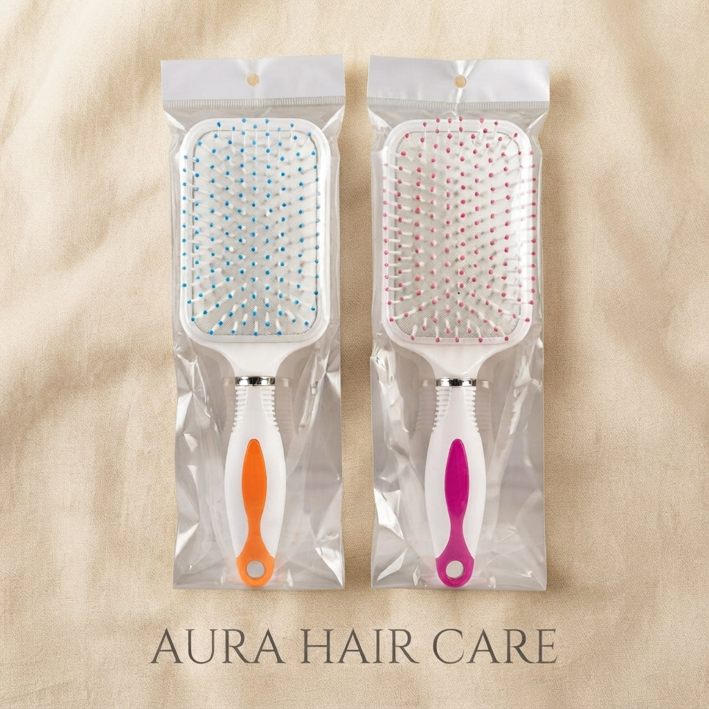 Aura Hair Care Paddle Brush Durable Lightweight Design