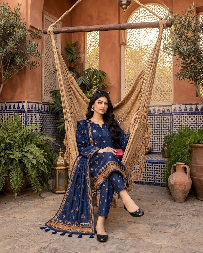 SALIM Design-02 | 3 Piece Printed Lawn Suit