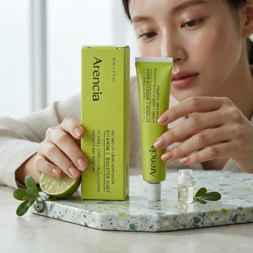 Arencia Vitamin C Booster Shot 30ml – Brightening Facial Serum & Skin Tone Corrector