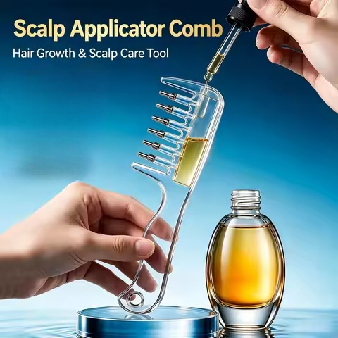 Scalp Massage & Relaxing Comb with Rolling Balls