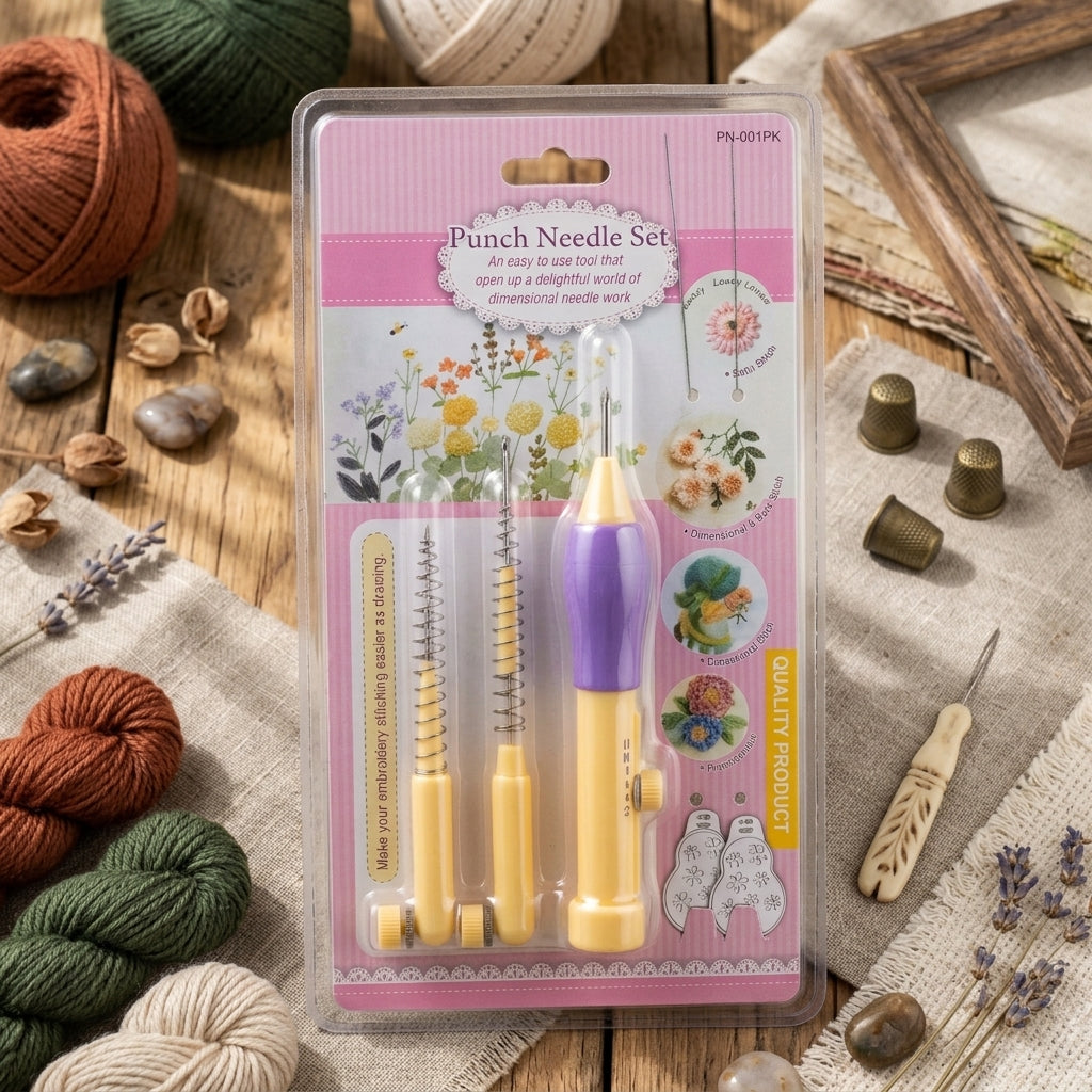 Adjustable Punch Needle Embroidery Tool Set
