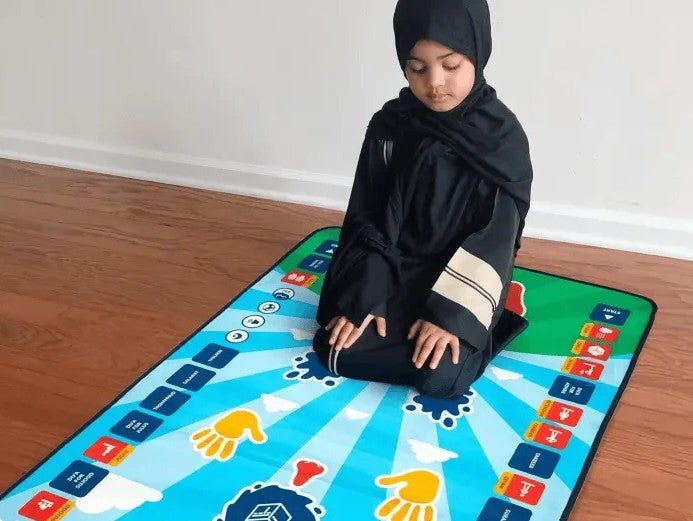 Kids Educational Prayer Mat – Interactive Namaz Learning Mat