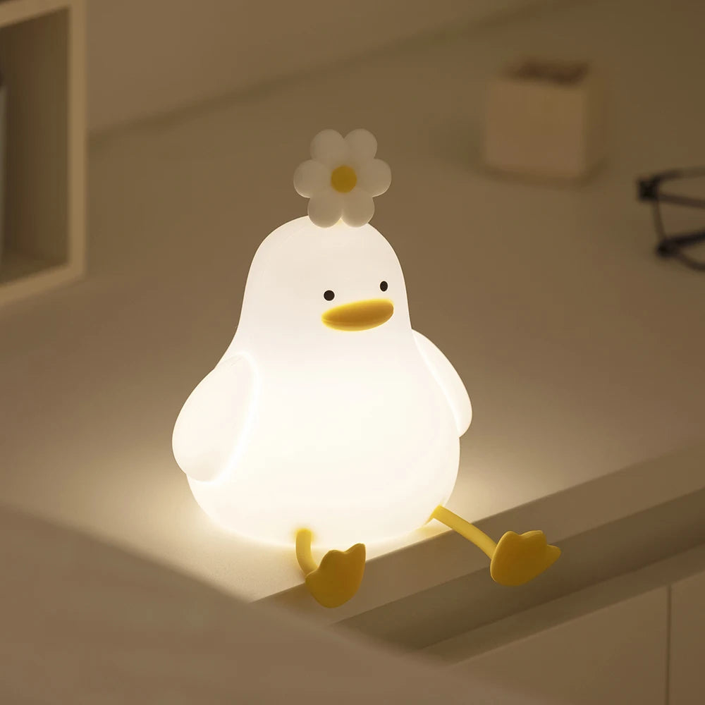 Cute Duck Led Night Light Lamp