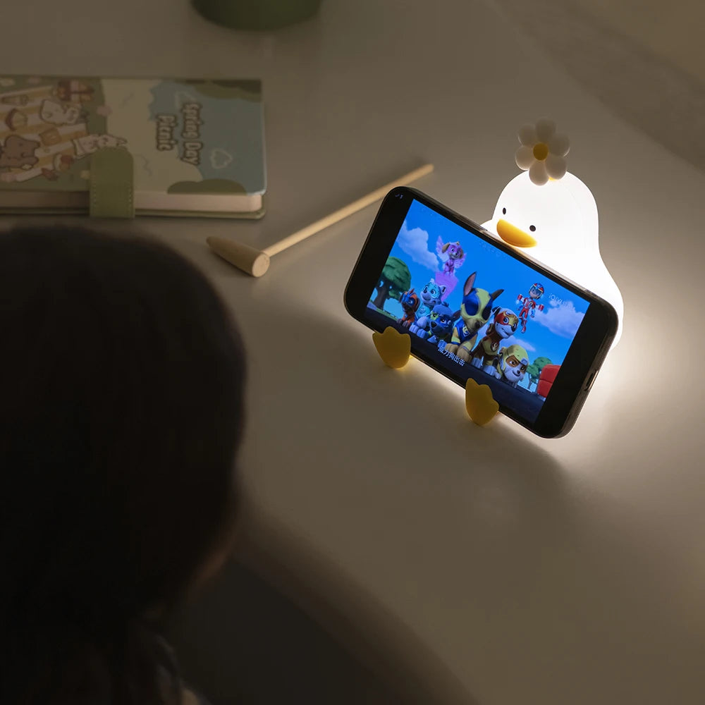 Cute Duck Led Night Light Lamp