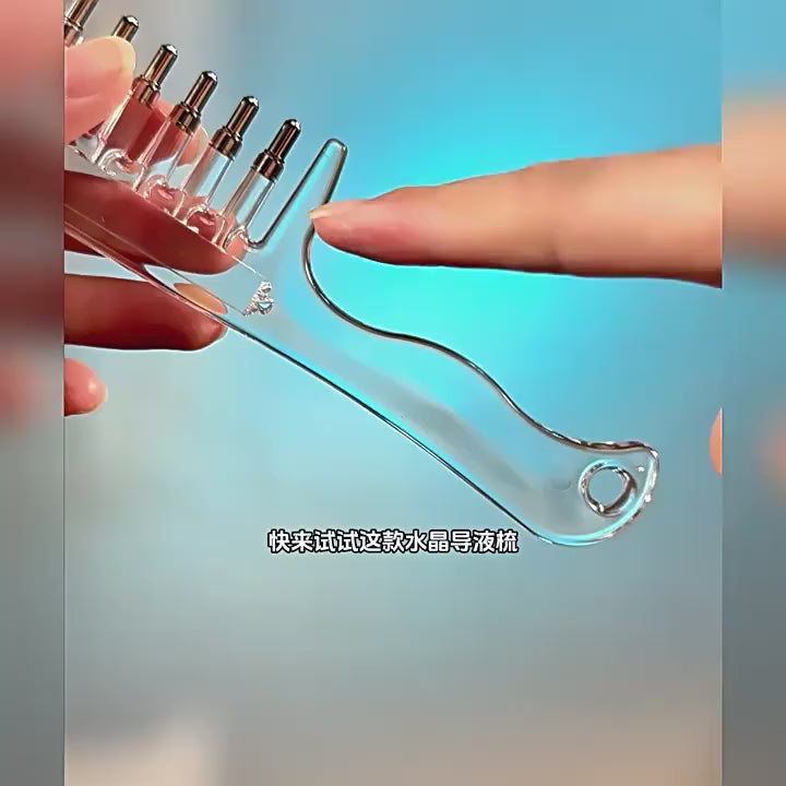 Scalp Massage & Relaxing Comb with Rolling Balls